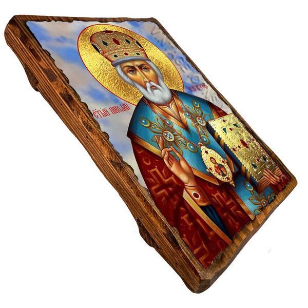 Ікона Миколай Чудотворець ,ікона на дереві 130х170 мм (1833-1) 1833 фото