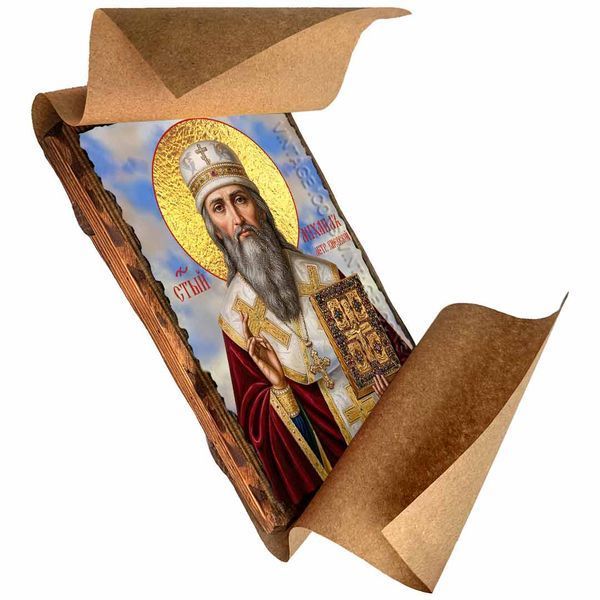 Михаїл Київський, митрополит, ікона на дереві 130х170 мм (Н-4512-1) Н-4512 фото