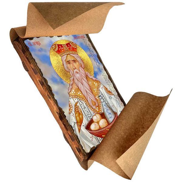 Икона Мелхиседек Салимский царь ,икона на дереве 130х170 мм (3750-1) 3750 фото