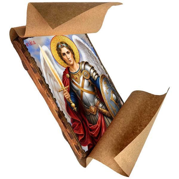 Михаил Архангел (Архистратиг), икона на дереве 130х170 мм (Н-4262-1) Н-4262 фото