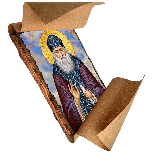 Иона Киевский, митрополит, святитель, икона на дереве 130х170 мм (Н-4362-1) Н-4362 фото