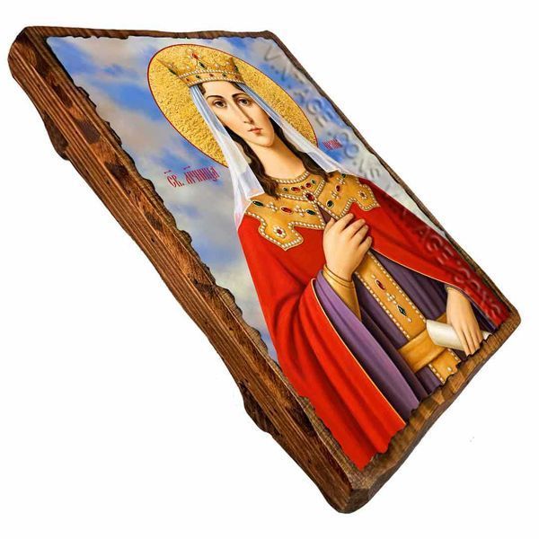 Ирина Македонская, великомученица, икона на дереве 130х170 мм (Н-2921-1) Н-2921 фото
