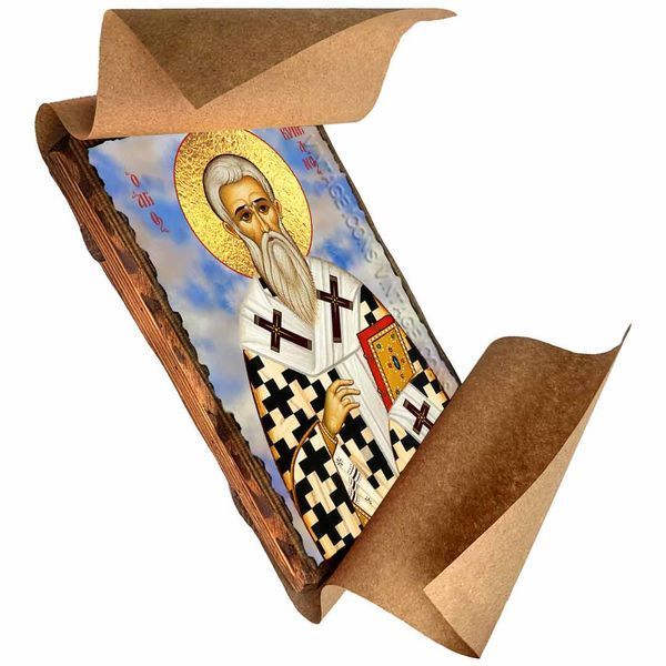 Киприан Антиохийский, священномученик, икона на дереве 130х170 мм (Н-4488-1) Н-4488 фото