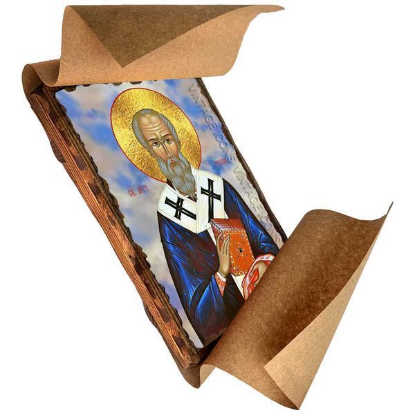 Ікона Рустик Паризький Священномученик ,ікона на дереві 130х170 мм (2394-1) 2394 фото