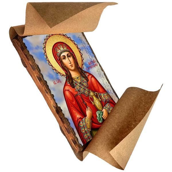 Анастасія Узорішительниця, великомучениця, ікона на дереві 130х170 мм (Н-3990-1) Н-3990 фото